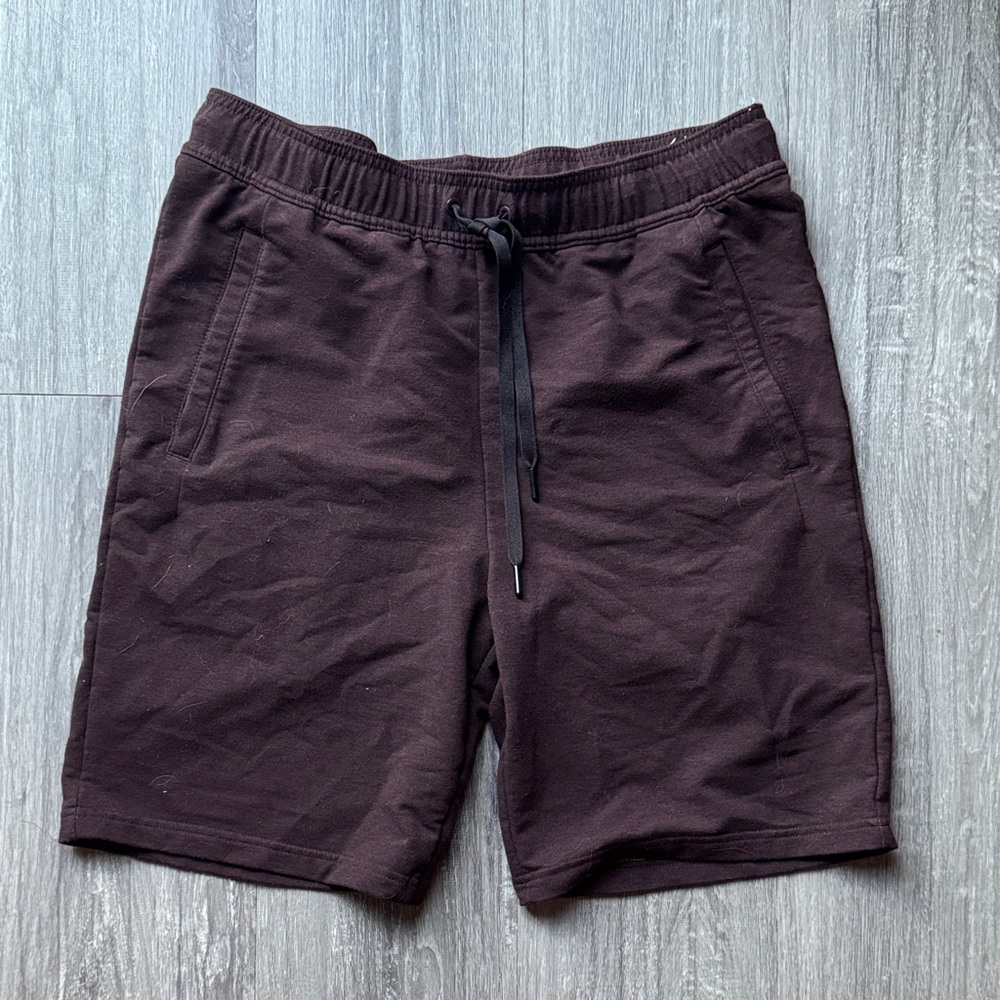 All in Motion Men's Dark Brown Athletic Shorts